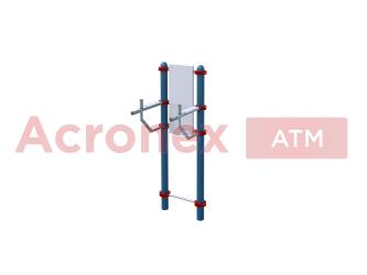 Гимнастический снаряд для развития верхних плечевых мышц и мышц брюшного пресса, в том числе для инвалидов и лиц с ограниченными возможностями здоровья