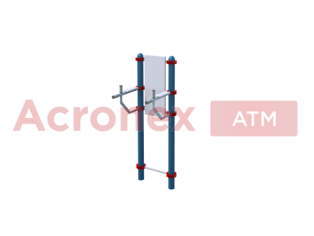 Гимнастический снаряд для развития верхних плечевых мышц и мышц брюшного пресса, в том числе для инвалидов и лиц с ограниченными возможностями здоровья