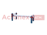 Горизонтальная гимнастическая скамья с фиксацией ступней для выполнения испытания «Поднимание туловища из положения лежа на спине»