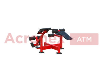 Уличный тренажер сдвоенный для развития мышц спины и больших ягодичных мышц